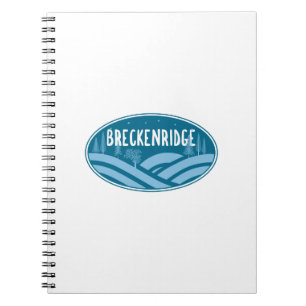 Caderno Espiral Breckenridge Colorado ao ar livre