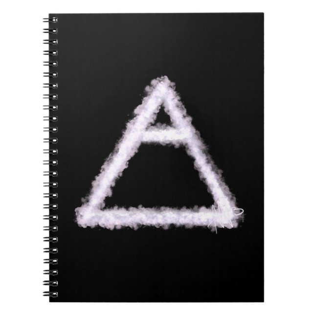 Caderno Espiral Breezy Air Elelement Alchemy Symbol (Frente)