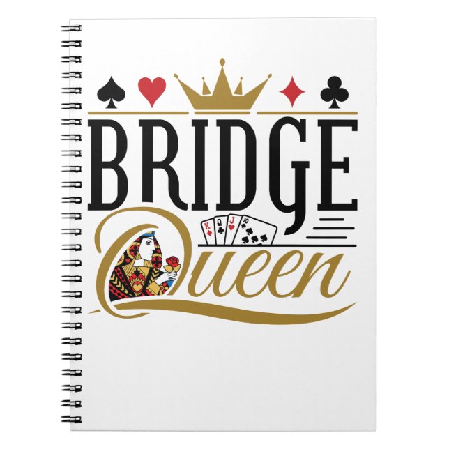 Caderno Espiral Bridge Queen (Frente)