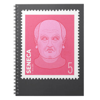 Caderno Espiral Briefmarke Seneca -