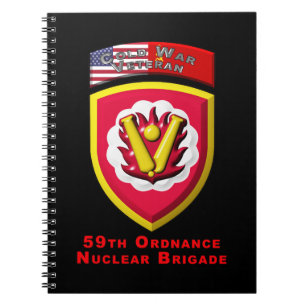 Caderno Espiral Brigada de Ordenação "Detergente Nuclear de Guerra