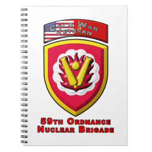 Caderno Espiral Brigada Nuclear de 59.ª Ordança Icônica