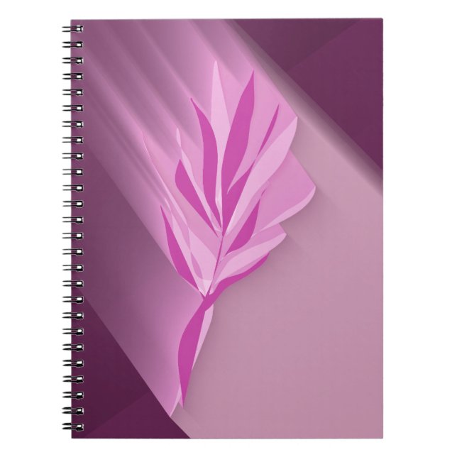 Caderno Espiral Bright flower. (Frente)