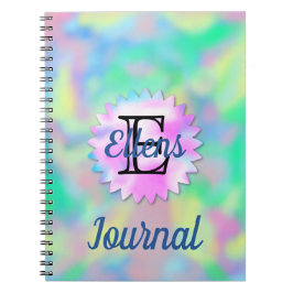 Caderno Espiral Bright Pastel Journal Book Dream Colourful Cloud