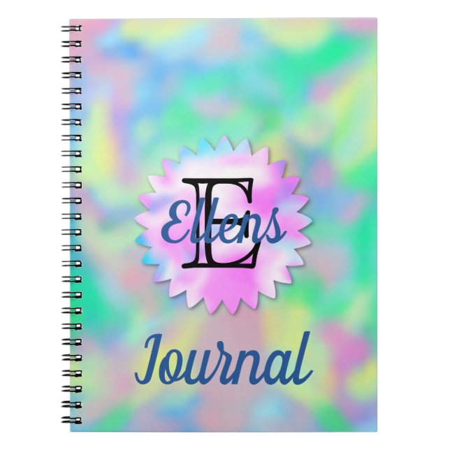 Caderno Espiral Bright Pastel Journal Book Dream Colourful Cloud (Frente)