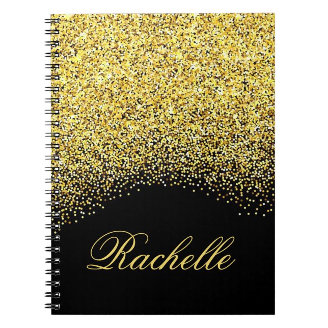 Caderno Espiral Brilho Personalizado (Frente)