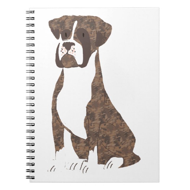 Caderno Espiral Brindle Boxer (Frente)