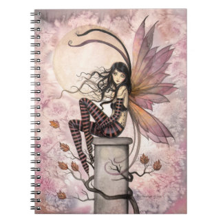 Caderno Espiral Brisa de Outono Fantasia Arte de Fada