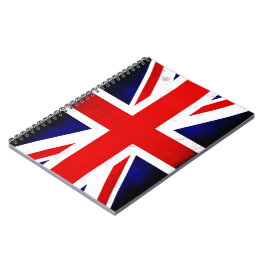 Caderno Espiral British Union Jack Flag