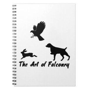 Caderno Espiral Brittany Spaniel e Falconry