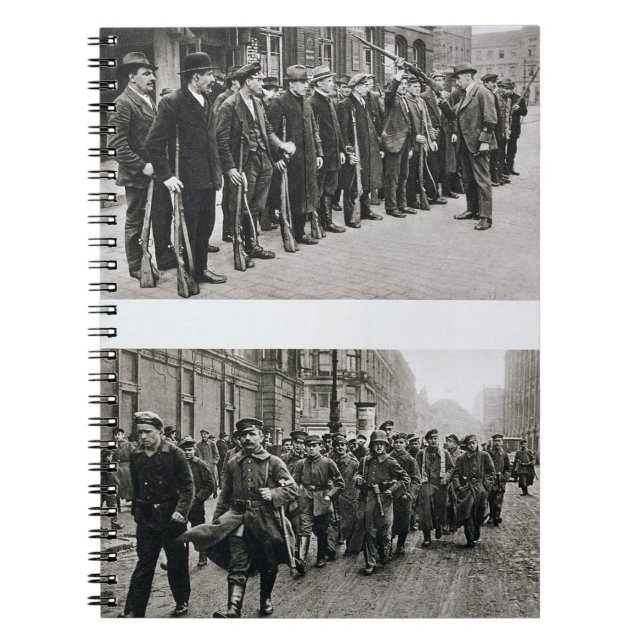 Caderno Espiral Broca do rifle do revolucionário (superior) de (Frente)