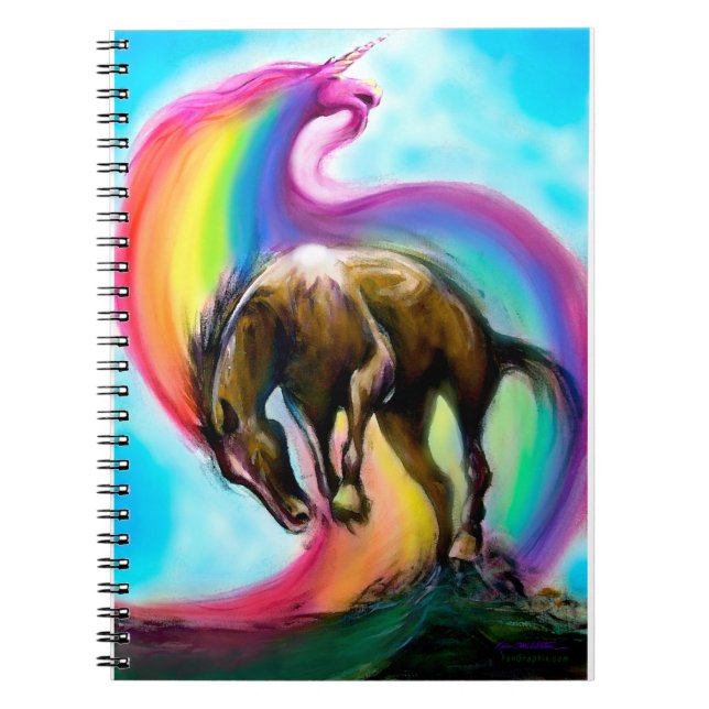 Caderno Espiral Bronco Unicorn (Frente)