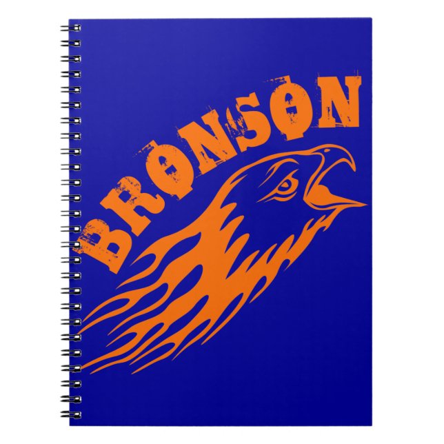 Caderno Espiral Bronson Eagles Design (Frente)