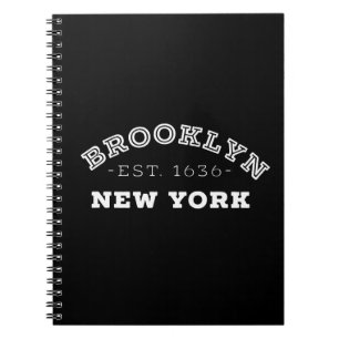 Caderno Espiral Brooklyn Nova York