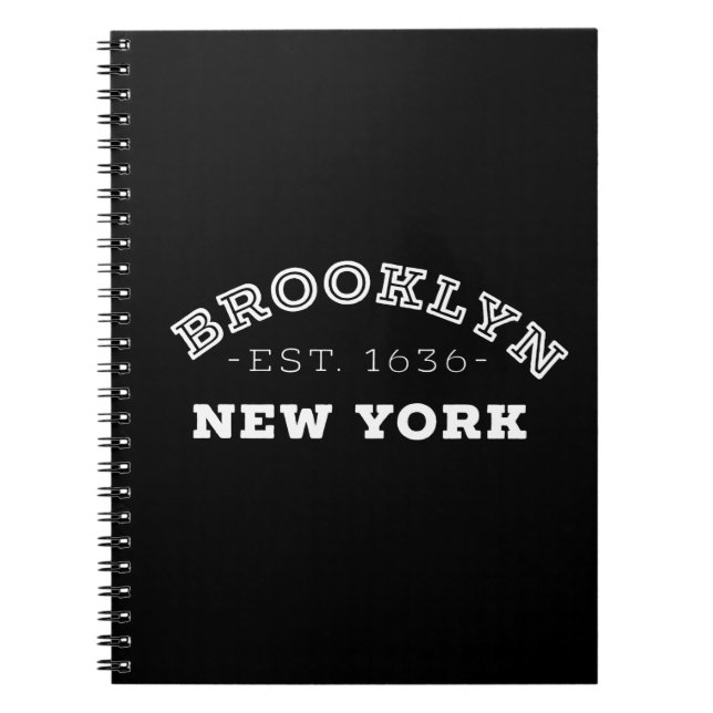 Caderno Espiral Brooklyn Nova York (Frente)