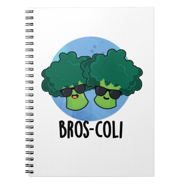 Caderno Espiral Bros-coli Brincadeira com Vegetal Brincadeira com  (Frente)