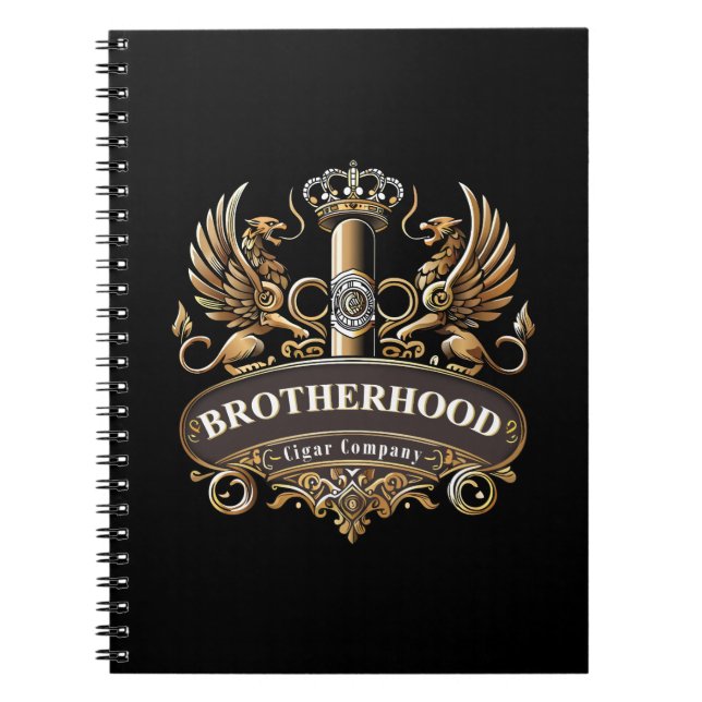 Caderno Espiral Brotherhood Cigar Company Notebook (Frente)