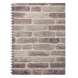 Caderno Espiral Brown Brick Wall