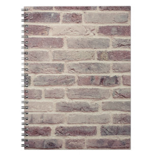 Caderno Espiral Brown Brick Wall