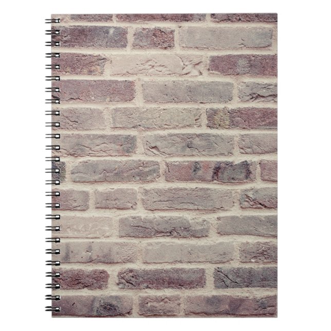 Caderno Espiral Brown Brick Wall (Frente)