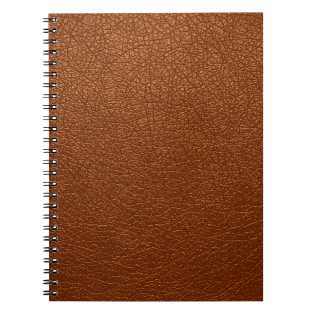 Caderno Espiral Brown Leather (Frente)