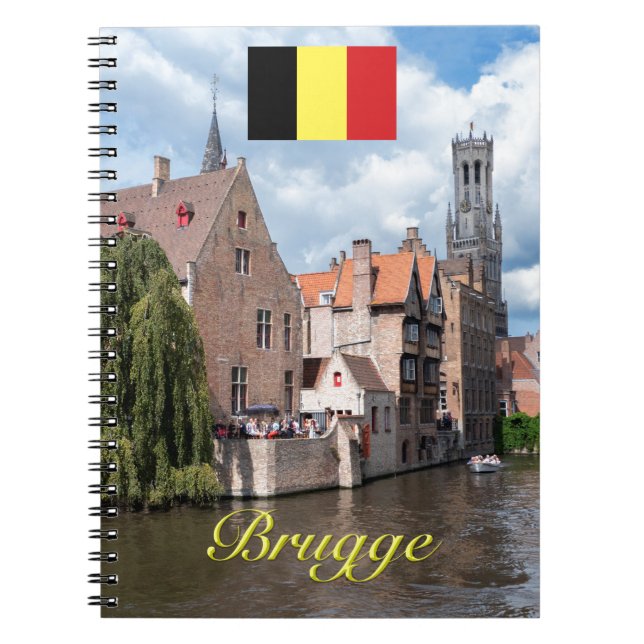 Caderno Espiral Brugge medieval - Foto Pro (Frente)