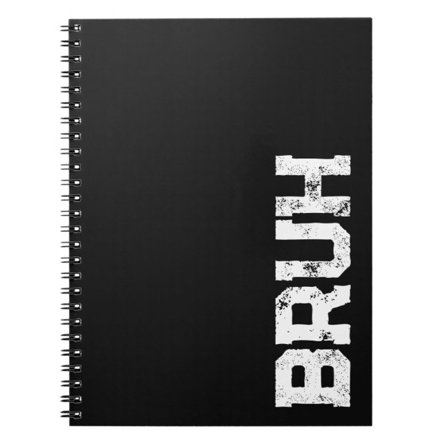 Caderno Espiral Bruh (Frente)