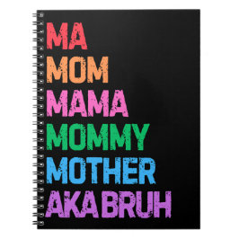 Caderno Espiral Bruh antes conhecido como presente de mamãe dia de