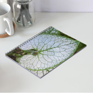 Caderno Espiral Brunnera Macrophylla Plant Leaf Floral