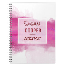 Brushstrokes carmesins e Desig COR-DE-ROSA da