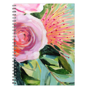 Caderno Espiral Brushy Floral I