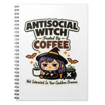 Bruxa Antissocial Café Halloween
