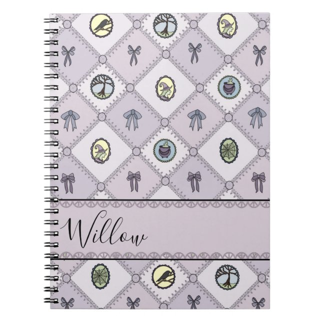 Caderno Espiral Bruxa Caprichosa (Frente)