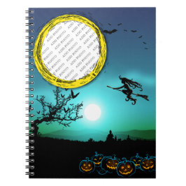 Caderno Espiral Bruxa de Halloween, Jack o' Lanterns, Foto