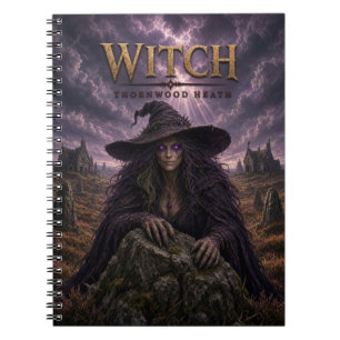 Caderno Espiral Bruxa Thornwood Heath Dark Cinema