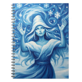 Caderno Espiral BruxaInvernoAzul