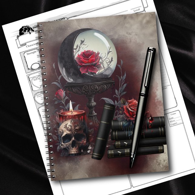 Caderno Espiral Bruxaria | Magia Items Spellbooks and Crystal Ball (Criador carregado)