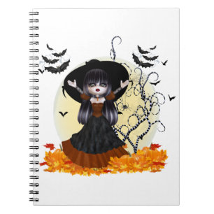 CADERNO ESPIRAL BRUXAS FELIZES DO DIA DAS BRUXAS
