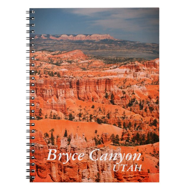 Caderno Espiral Bryce Canyon, Sunset Point Utah (Frente)