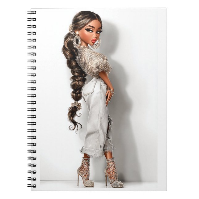 Caderno Espiral Bubble Ponytail Spiral Photo Notebook (Frente)
