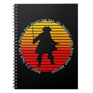 Caderno Espiral Buccaneeiros Steampunk Fala Como Um Argh Pirata Do