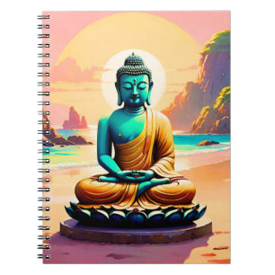 Caderno Espiral Buda - Margens Serenas de Iluminação