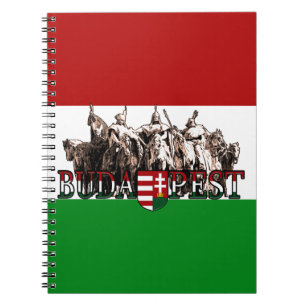 Caderno Espiral Budapest Heroes Hungary Flag
