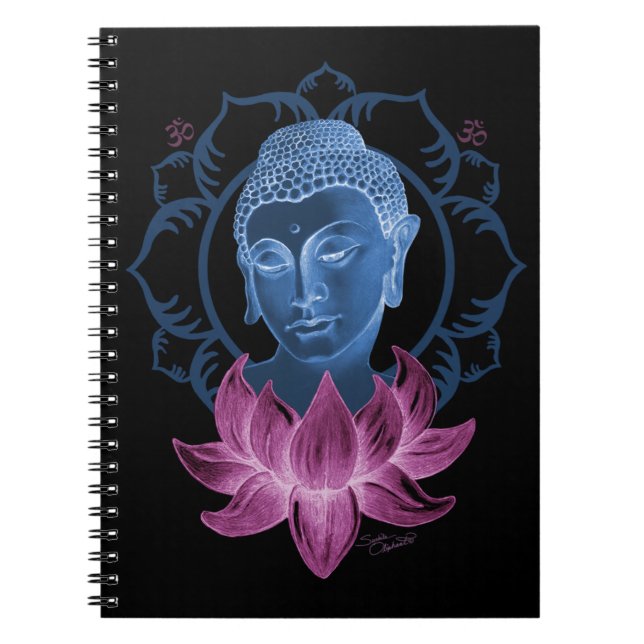 Caderno Espiral Buddha e Lotus (Frente)