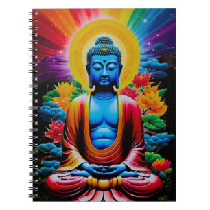 Caderno Espiral Buddha Iluminação Luminosa