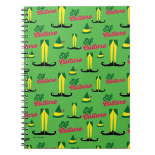 Caderno Espiral Buddy the Elf   Elf Culture Pattern