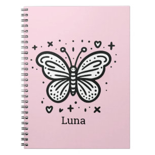 Caderno Espiral Búfalo Fofo Bebê - Animal de Fazenda Kawaii