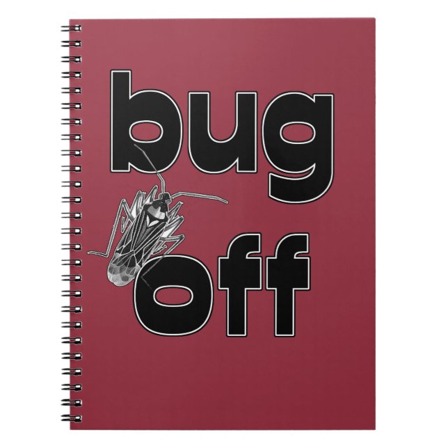 Caderno Espiral Bug Off (Frente)