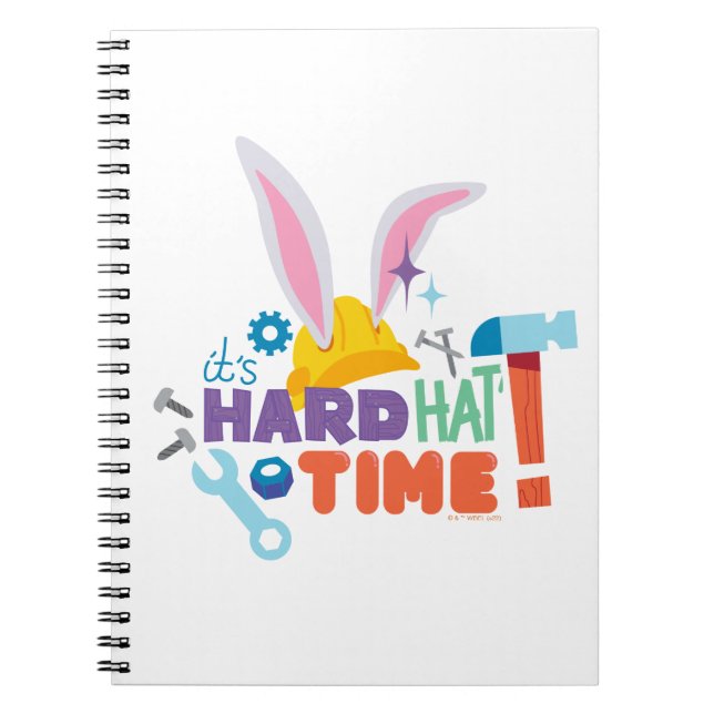 Caderno Espiral BUGS BUNNY BUILDERS™| É Hora do Capacete (Frente)