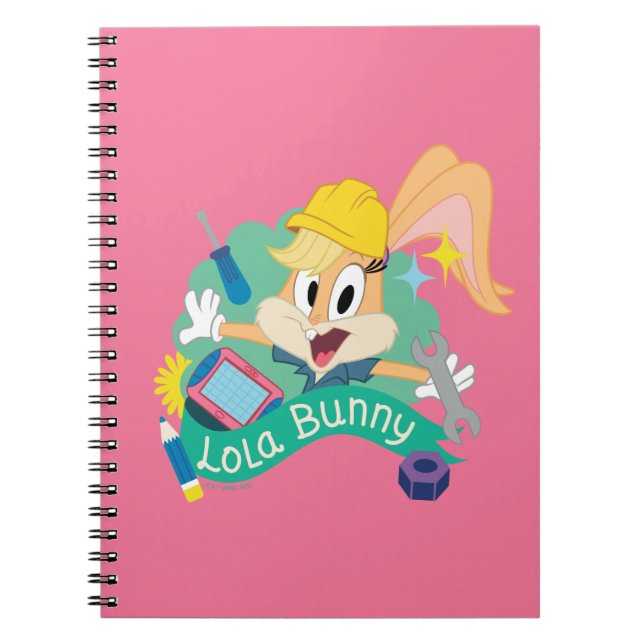 Caderno Espiral BUGS BUNNY BUILDERS™| Gráfico de Personagem Lola B (Frente)